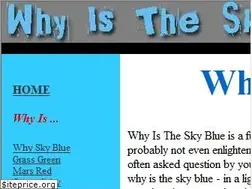 Sites similar to why-is-the-sky-blue.tv