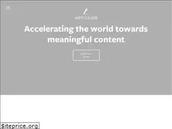Sites similar to whyarticulate.com
