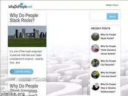 Sites similar to whydopeople.net