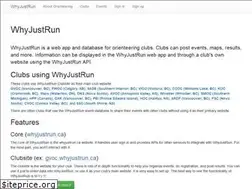 Sites similar to whyjustrun.ca