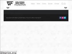 Sites similar to whynotfoundation.org
