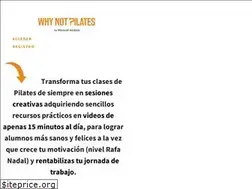 Sites similar to whynotpilates.net