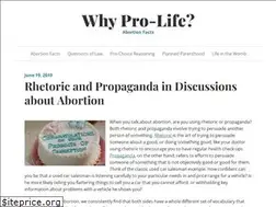 Sites similar to whyprolife.com