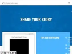 Sites similar to whypublichealthmatters.org