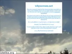 Sites similar to whyscream.net