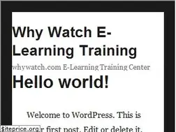 Sites similar to whywatch.com