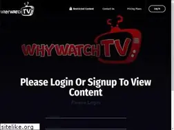 Sites similar to whywatchtv.com