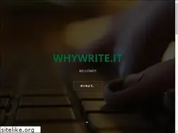 Sites similar to whywrite.it