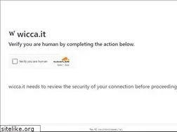 Sites similar to wicca.it