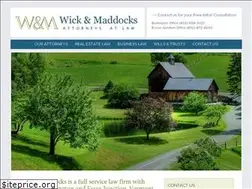 Sites similar to wickandmaddocks.com