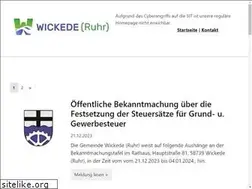 Sites similar to wickede.de