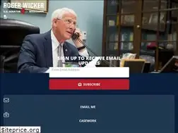 Sites similar to wicker.senate.gov