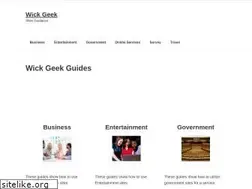 Sites similar to wickgeek.com