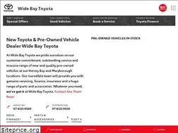 Sites similar to widebaytoyota.com.au