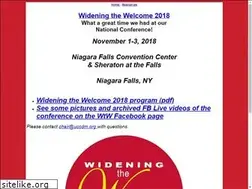 Sites similar to wideningthewelcome.com