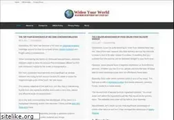 Sites similar to widenyourworld.net