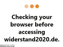 Sites similar to widerstand2020.de