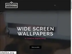 Sites similar to widescreenwallpapers.org