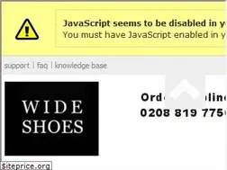 Sites similar to wideshoes.co.uk