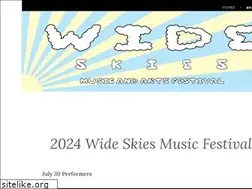 Sites similar to wideskiesmusicfest.org