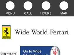 Sites similar to wideworldferrari.com