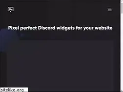 Sites similar to widgetbot.io