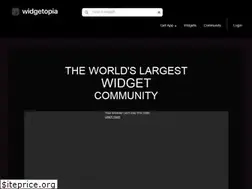 Sites similar to widgetopia.io