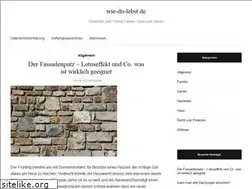 Sites similar to wie-du-lebst.de