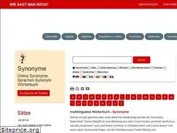 Sites similar to wie-sagt-man-noch.de
