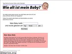Sites similar to wiealtistmeinbaby.info