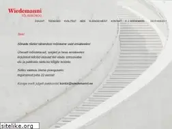 Sites similar to wiedemanni.ee