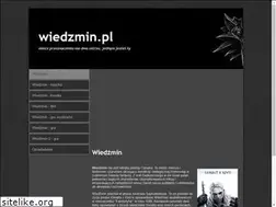Sites similar to wiedzmin.pl