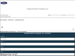 Sites similar to wiegmanford.com