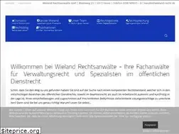 Sites similar to wieland-recht.de