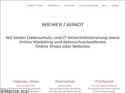 Sites similar to wiemer-arndt.de