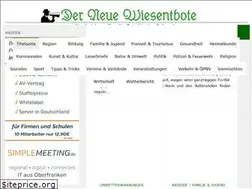 Sites similar to wiesentbote.de