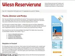 Sites similar to wiesn-reservierung.de