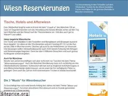 Sites similar to wiesnreservierungen.de