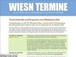 Sites similar to wiesntermine.de