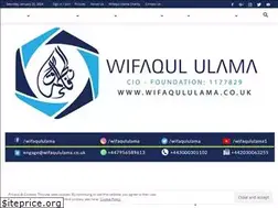 Sites similar to wifaqululama.co.uk