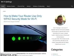 Sites similar to wifi-settings.com