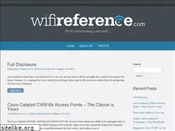 Sites similar to wifireference.com