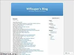 Sites similar to wifisuper.wordpress.com