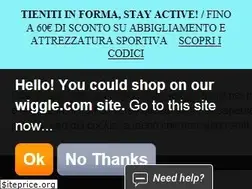 Sites similar to wigglesport.it