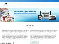 Sites similar to wijeyanewspapers.lk