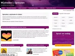 Sites similar to wijshedenenspreuken.nl