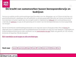 Sites similar to wijzijnkatapult.nl