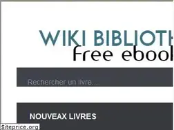 Sites similar to wiki-biblio-gratuit-pdf.blogspot.com
