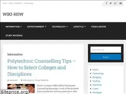 Sites similar to wiki-how.in