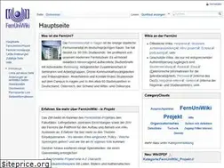 Sites similar to wiki.fernuni-hagen.de